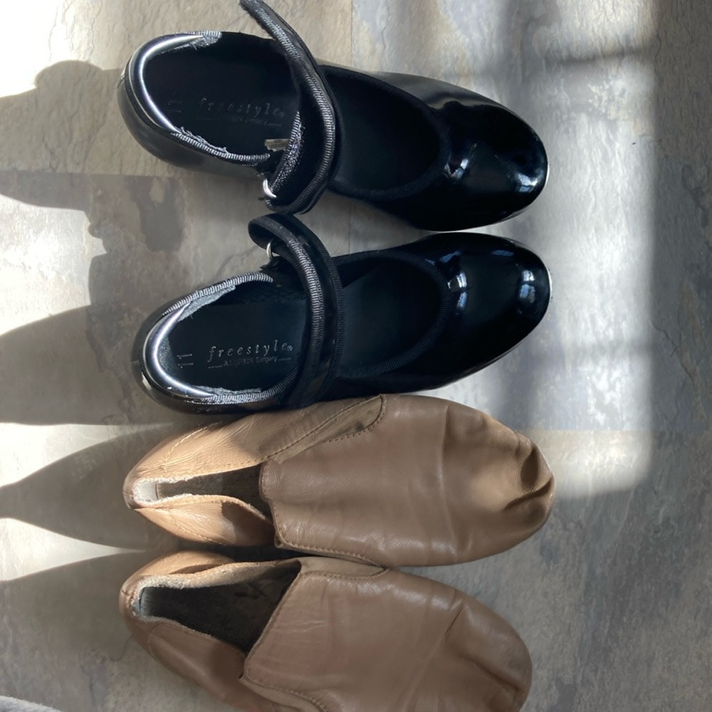 Dance shoes tap and jazz